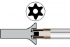 Wkrętak TORX z otworem TR20 100 mm SB BAHCO