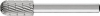 Frez trzpieniowy HSS, ,walcowy, C 0616 1 6mm 6x16mm Pferd
