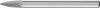 Maly frez trzpie.ze stop.tward.luk.ostry0307 5 3mm3x7mm Pferd