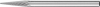 Maly frez trzpie.ze stop.tward.stoz.ost.0613 5 3mm6x13mm Pferd
