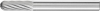 Frez trzp.ze stopow twar.kulisto-walcowy 0820, 3 6mm 8x20mm Pferd