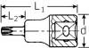 Nasadka wkrętakowa 1/2 T60 TORX STAHLWILLE