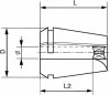 Wiertlo kret.krotk.DIN338HSS,typ N, chwyt cylindr.8,10mm GÜHRING