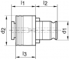Wiertlo kret.krotk.DIN338HSS,typ N, chwyt cylindr.3,80mm GÜHRING