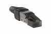 Wtyk modularny (MPTL) RJ45 uniwersalny STP kat.6A (8P8C)