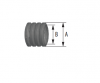 Rura karbowana czarna 25/19 PCV 750N 6102A-25/750P Pawbol (25mb)