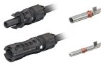 Komplet wtyk-gniazdo MC4 EVO2 // Staubli EC/Multi-Contact MC-PV-KST4-EVO2 (-) oraz MC-PV-KBT4-EVO2 (+) // zakres przekrojów prze