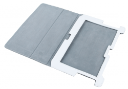Etui białe dedykowane do Samsung Galaxy Tab P5100 (skóra naturalna)