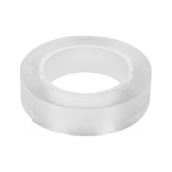 Dwustronna taśma montażowa nano wielokrotnego użytku REBEL (2 mm x 30 mm x 3 m) transparentna