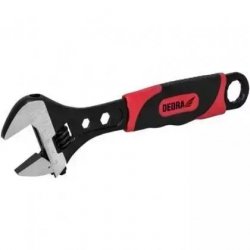 Klucz nastawny 150mm, 0-19mm, stal CrV, uchwyt gumowany