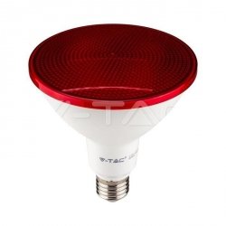 Żarówka LED V-TAC 17W PAR38 E27 IP65 VT-1227 Kolor Czerwony 1300lm