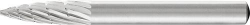 Frez trzpieniowy HSS, lukowy ostry 1630 3 6mm 16x30mm Pferd