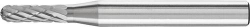 Frez trzp.ze stopow twar.kulisto-walcowy 1025, 3PLUS 6mm 10x25mm Pferd