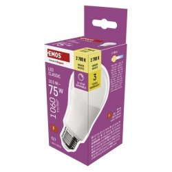 Żarówka LED Classic A60 / E27 / 10,5 W (75 W) / 1 060 lm / ciepła biel / ściemnialna