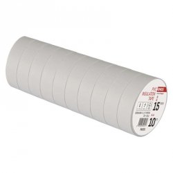 Taśma izolacyjna PVC 15mm / 10m biała