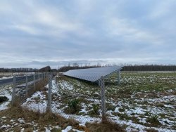 Konstrukcja fotowoltaiczna gruntowa na 16 paneli 6,5kW - zestaw elementów