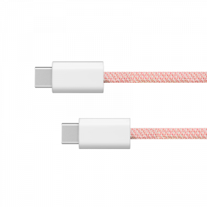 Kabel USB typu C - USB typu C 60 W 1 m różowy Kruger&Matz Basic
