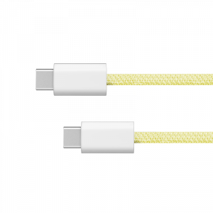 Kabel USB typu C - USB typu C 60 W 1 m żółty Kruger&Matz Basic