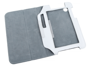 Etui białe dedykowane do Samsung Galaxy Tab P3100 (skóra naturalna)