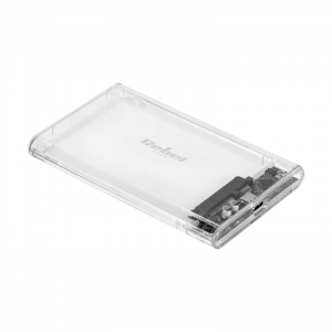 Obudowa dysku 2,5 SATA USB C 3.1  Rebel przeźroczysta