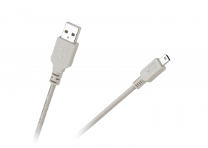 Kabel USB AM-BM mini USB do CANONA 1.5M+ filtr
