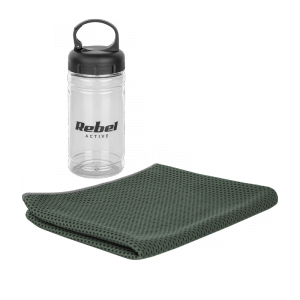 Mały ręcznik sportowy chłodzący 30x80 cm  REBEL ACTIVE