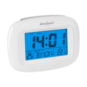 Zegar wielofunkcyjny (czas, data, budzik, temperatura, dni tygodnia)