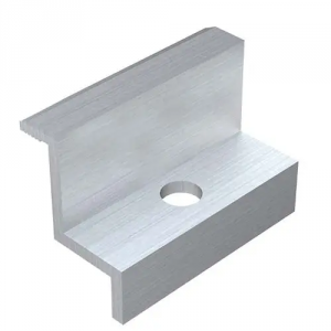Klema końcowa srebrna 40mm (K-06-40) - 10 sztuk