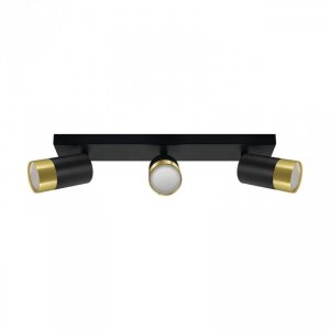 PUZON SPT GU10 3L BLACK/GOLDEN