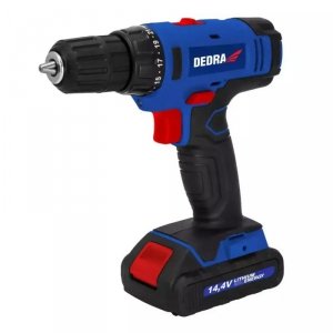 Wiertarko-wkrętarka 14,4V, 2X1,5Ah Li-ion, 1h, walizka