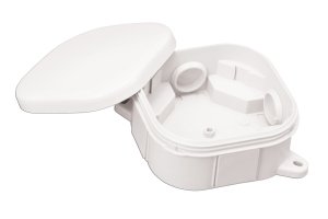Puszka instalacyjna hermetyczna biała 92x92 klik bezhalogenowa A.0018B Pawbol