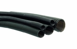 Rura karbowana samochodowa czarna 32/25mm G.6155P Pawbol (50mb)