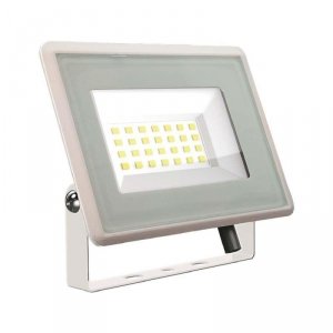 Projektor LED V-TAC 20W SMD F-CLASS Biały VT-4924-W 3000K 1650lm