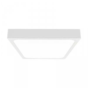 Plafon V-TAC 24W LED Kwadrat IP44 Czujnik Ruchu Mikrofalowy 30x30cm Biały VT-8624SW-SQ 4000K 2400lm