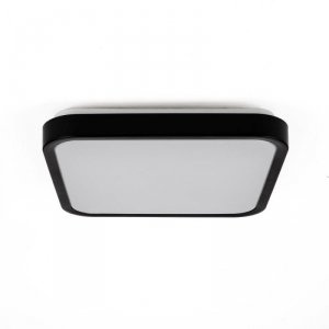 Oprawa sufitowa plafoniera V-TAC 18W LED SAMSUNG CHIP kwadrat 25x25cm natynkowy IP44 czarny VT-8618B 3000K 1830lm 5 lat gwarancj