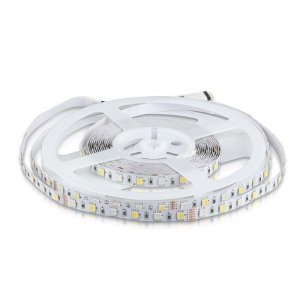 Taśma LED V-TAC SMD5050 300LED RGBW IP20 8W/m VT-5050 60-IP20-8 6500K+RGB 357lm