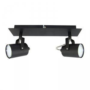 Oprawa sufitowa VENICE B-2L 2xGU10 czarna JVS
