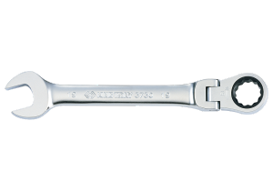 KLUCZ PŁASKO-OCZKOWY PRZEGUBOWY, Z GRZECHOTKĄ JEDNOKIERUNKOWĄ 72 ZĘBY, 19mm King Tony