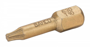 Bit diamentowy 1/4 do śrub TORX T40x25 mm, 5 szt. BAHCO