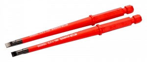Grot wymienny izolowany SLIM do śrub płaskich 0.4x2.5x100 mm do wkrętaka 808060, 2 szt. BAHCO