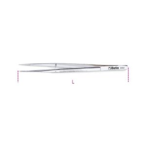 Pęseta prosta punktowa 150 mm, 992 Beta