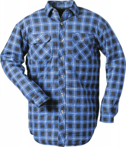 Koszula termiczna, roz. 3XL, w niebieską kratę