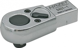 Grzechotka wtykowa dwukierunkowa z przełącznikiem, 1/4, 9x12mm, 6401-1 HAZET
