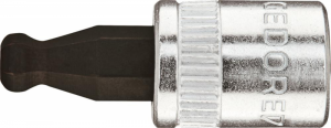 Nasadka wkrętakowa 1/4 IMBUS z główką kulistą, 4x28mm,  GEDORE