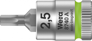 Nasadka wktetakowa 1/4d.srub z gniaz.6-kat.2,5x28mm Wera