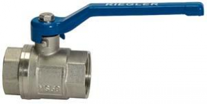 Kurek kulowy valve line uchwyt dzwigniowy wewn./wewn. G1, PN25 mosiadz, RIEGLER
