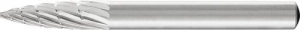 Frez trzpieniowy HSS, lukowy ostry 1630 3 6mm 16x30mm Pferd