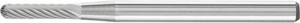 Maly frez trzpieniowy ze stopow twardych, kulisto-walcowy 0613 5 3mm 6x13mm Pferd