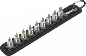 Zest.nasadek wkretak. z funkcja przytrzymywania1/4 Torx 9-cz. Wera