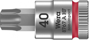 Nasadka wktetakowa z funkcja przytrzym. 1/4do srub z lbemTORX 40x28mm Wera